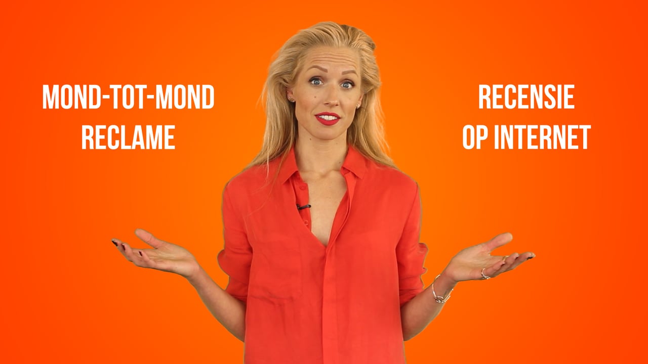 Kiezen: Mond-tot-mond reclame of lovende internet recensie?
